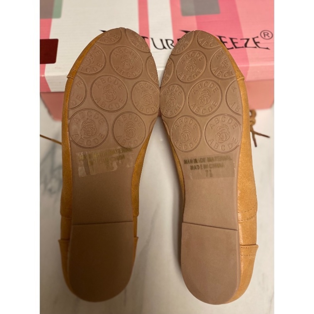 NIB Nature Breeze Tan Oxford Flats Size 7.5 or 9 - Picture 3 of 9
